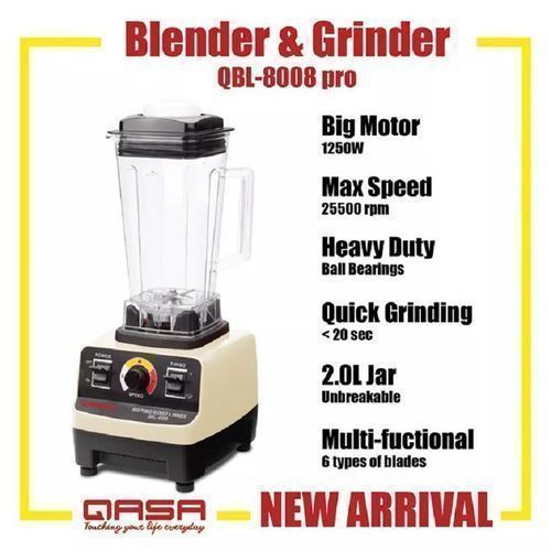 Qasa Quality 1250W High Power Blender & Grinder QBL-8008 PRO (2)