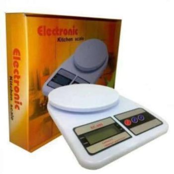 Digital Kitchen Scale With Weighing Bowl - 5kg Capacity - White