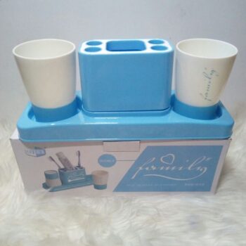 Family toothbrush holder
 Brown and blue