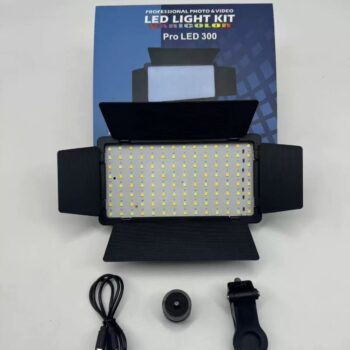Pro Led 300 Professional Rechargeable Light