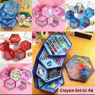 46pcs Crayon set - we have more of girls colours