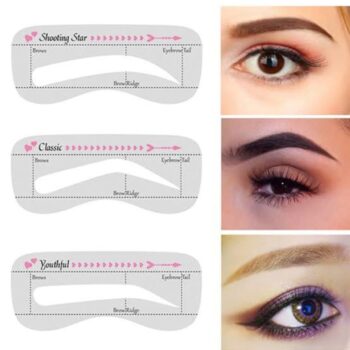 Eye brow class drawing, 3 different shape frame per set