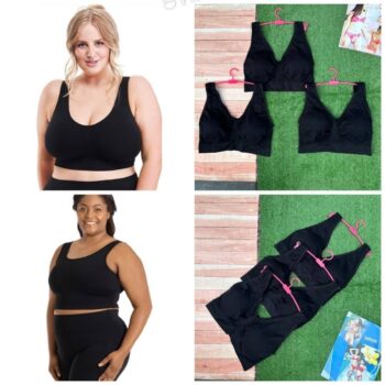 Spandex quality indoor and outdoor Plus size bralette for ladies available in size 14 16 18 20 22