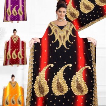 Free size India bubu gown 
Wine