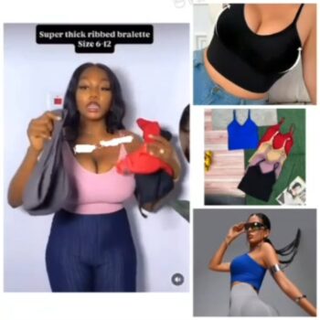 Bra top with padded