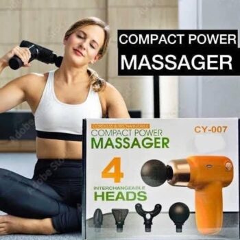 Massage Gun with 4 interchangeable heads