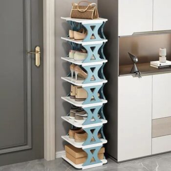 8 layer Single shoe rack