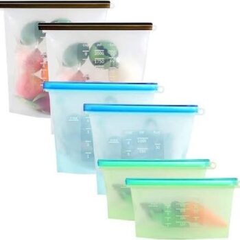 Resuable silicone storage bag