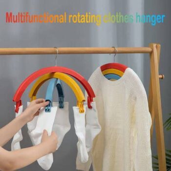 Multi-functional Rainbow Rotating hanger