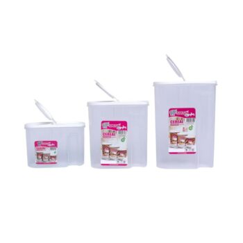 3L Cereal container (3pcs)