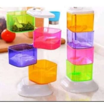 Four-tiered Colorful Spice Rack