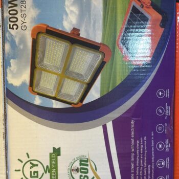 500w solar rechargeable lamp